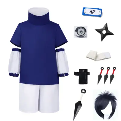 Uchiha Sasuke Cosplay Costume Full Set